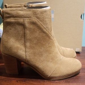 TOMS Lunata Toffee Suede Microfiber Mix